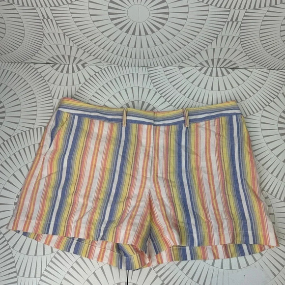 Loft Women’s Linen Blend Shorts 4 inch inseam size 14 - Picture 1 of 6